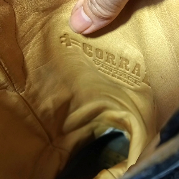 Corral Western Genuine Black Leather  Overlay X Toe C1198 Boots Size 8.5 - Picture 14 of 17